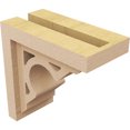 thumbnail image 5 of 4"W x 8"D x 8"H Classic Sheridan Rough Cedar Woodgrain TimberThane Corbel, Primed Tan, 5 of 6