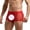 Red, variant on Xijirk Mens Underwear,Boxer Underwear Solid Hole Design Nylon Breathable Fabric Knickers Comfortable Fit Pouch Daily Casual Wear,Men's Underwear,White,S
