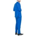thumbnail image 5 of Mens Suit Two Piece Solid Notch Lapel Set With Free Matching Vest, 5 of 5