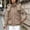 B_ Khaki, variant on Women's Cotton-Padded Jacket with Pocket Long Sleeve Solid Winter Coat Short Casual Outerwear Hooded Coat Black L