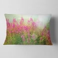 thumbnail image 2 of Designart 12" x 20" Purple Polyester Throw Pillow, 2 of 5