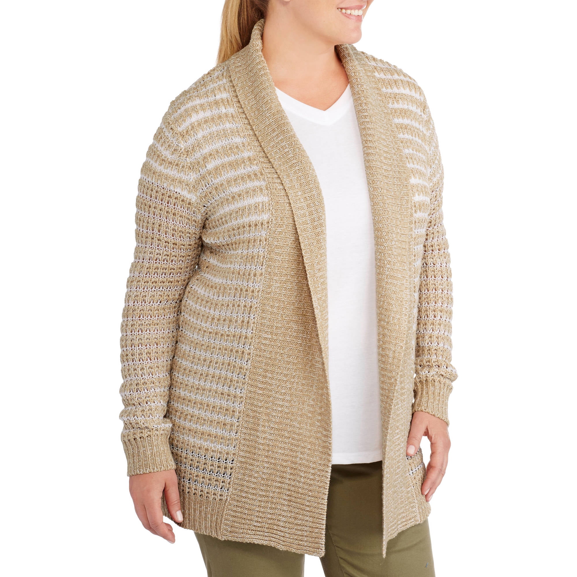 plus size thick cardigan