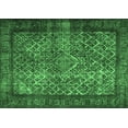 thumbnail image 1 of Ahgly Company Indoor Rectangle Persian Emerald Green Traditional Area Rugs, 6' x 9', 1 of 4