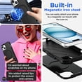 thumbnail image 5 of AICase Compatible With iPhone 15 6.1 inch Rugged Case Heavy Duty Shockproof Bumper Hard Cover, 5 of 10