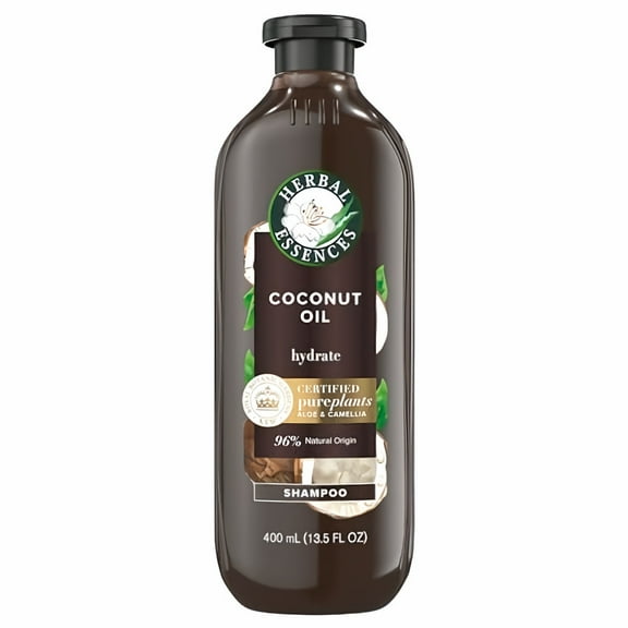 Herbal Essences Coconut Oil Hydrating Shampoo For Dry Hair 13.5 fl oz (Pack of 2)
