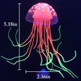thumbnail image 2 of Artificial Jellyfish Realistic Silicone Luminous Jellyfish Fish Tank Decoration, 2 of 10