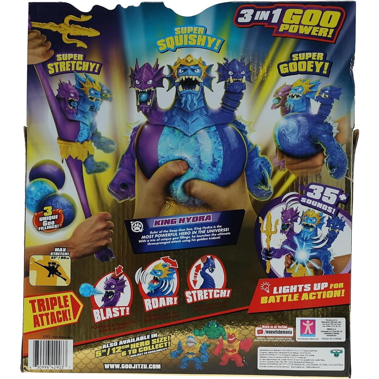 Heroes of Goo Jit Zu Deep Goo Sea King Hydra Action Figure (Triple