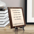 thumbnail image 3 of Be watchful, stand firm in the faith, act like men, be strong. Corinthians 16:13, Wooden Frame 9x12 Decorative Wall Plaque | Elegant Bible Verse, 3 of 7