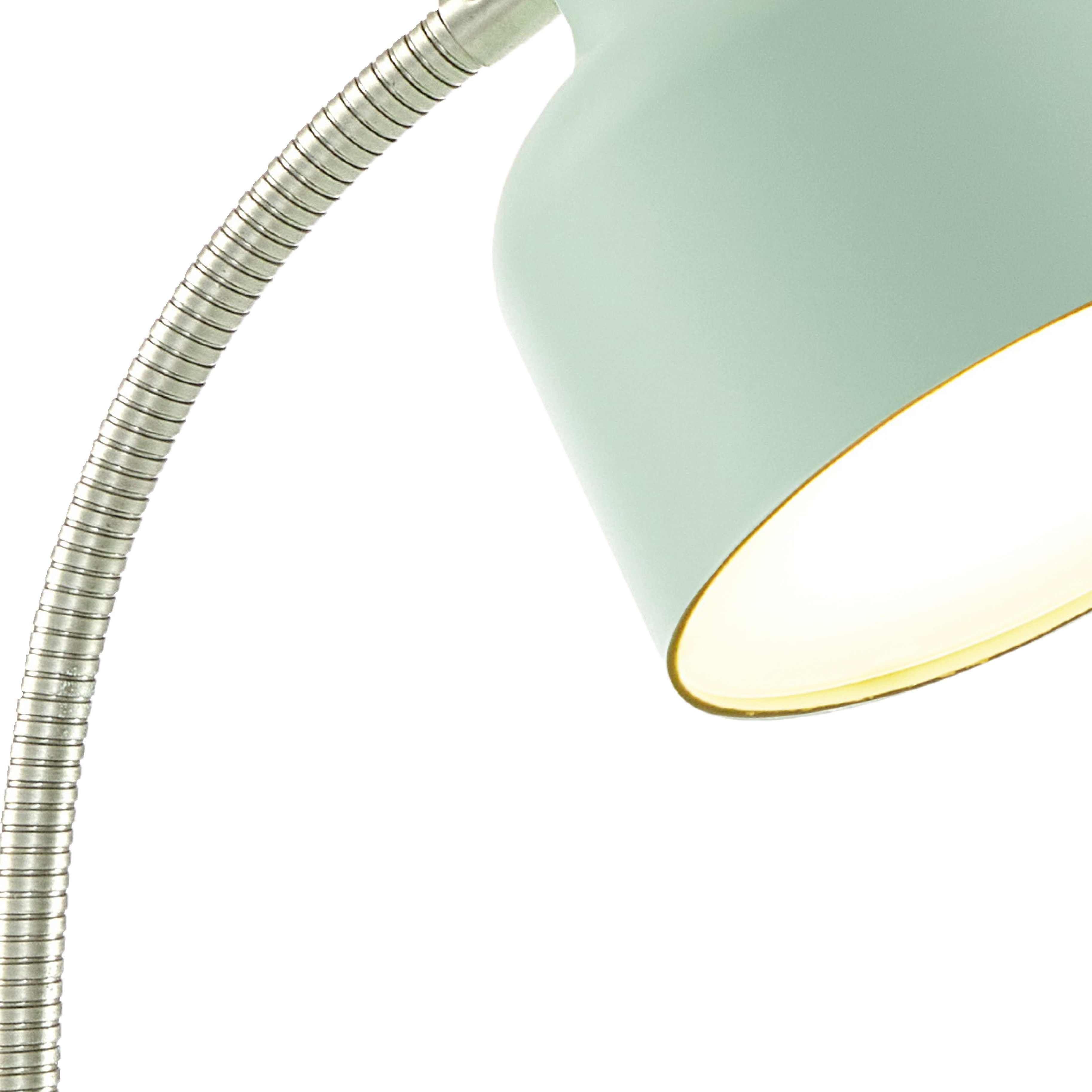 Mainstays LED Desk Lamp with Catch-All Base & AC Outlet, Matte Mint Green - image 4 of 11