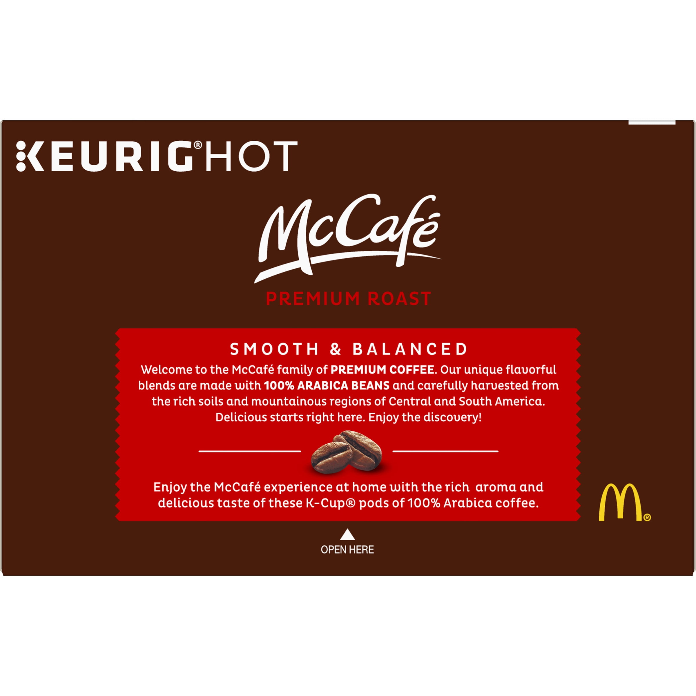 McCafe Premium Roast Medium Coffee, Single Serve Keurig K