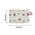 thumbnail image 5 of Aesthetic Wash Bag Travel Makeup Bag Quilted Cosmetic Bag Small Toiletry Bag, 5 of 20