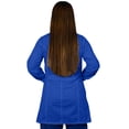 thumbnail image 2 of HeedFit Women's Poly-Cotton Lab Coat 35-Inch Length, s, Royal, 2 of 6