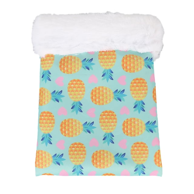 Saco de dormir para hámster, suave, cálido, decorativo, para casa, nido, escondite para animales pequeños, para oso dorado, conejillo de indias, tamaño S