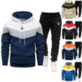 thumbnail image 2 of 2024 ropa de hombre, sudadera informal, traje, sudaderas para hombre, sudaderas con capucha Tricolor diarias, chándal deportivo para correr de alta calidad, 2 of 5