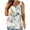 Tank Tops for Women Plus Size-White, variant on Homenesgenics Tank Tops for Women Plus Size Womens Tank Summer Solid Sleeveless Flared Trendy Casual Blouse Button Tunic Shirt White XXXL