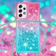 thumbnail image 4 of Funda para Samsung Galaxy A33 5G Brillantina Líquida Divertida Reluciente y con Cristales en Movimiento Cuerpo Cruzado con Cordón Ajustable, 4 of 5