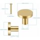 thumbnail image 2 of Perillas de cajón de tocador redondas de latón macizo, elegantes perillas de gabinete doradas para actualizar muebles, fáciles de instalar con material de primera calidad, 2 of 5