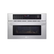 30 Inch Single Speed Electric Smart Wall Oven & Microwave with 1.7 cu. ft. Total Capacity,