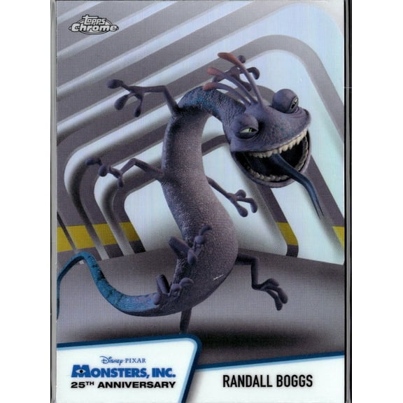 Collectible Randall Boggs 2026 Topps Chrome Disney 100 Monsters Inc. 25th Anniversary MI-10 Trading Card