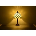 thumbnail image 1 of Tiffany Style Table Lamp Beside Desk LED Lamp Bedroom Stained-Glass 14.5'' Height Multi-color, 1 of 4