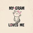 thumbnail image 4 of Inktastic My Gram Loves Me Girls Cat Girls Baby T-Shirt, 4 of 5