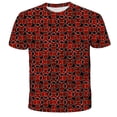 thumbnail image 1 of Hot Sale Harajuku Biochemical Mask Children's T-Shirt Kid's Short Sleeve T-Shirt Casual Anime Manga T-shirt Top Street8T Gong Bohan LED, 1 of 2
