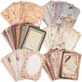 thumbnail image 1 of Juego de papel de papelería LakoArt para álbumes de recortes, 60 hojas, 4,9 x 6,9 pulgadas, 1 of 8