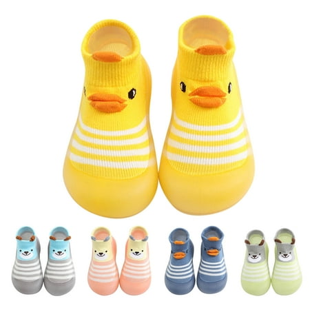 

LYCAQL Children Todller Shoes Baby Boys and Girls Non Slip Flat Socks Shoes Lightweight Comfortable Cute Shoes for Toddlers (B 9 Toddler)