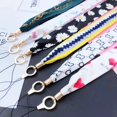thumbnail image 3 of Ladies Scarf Colorful Printing Hanging Neck Strap Mobile Phone Lanyard With Keychain Metal Clip Anti-lost Lanyard Jewelry, 3 of 4