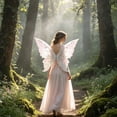 thumbnail image 7 of Fairy Wings Adult Women Halloween Fairy Costume for Women Accessories Butterfly Ladybug Bee Cosplay Fairy Costume Silver, 7 of 7