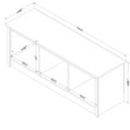 thumbnail image 3 of South Shore Toza, Entryway Bench, Nordik Oak, 3 of 9