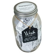 Top Shelf Engagement Wish Jar Kit Comes with 100 Tickets and Decorative Lid