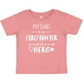 thumbnail image 3 of Inktastic My Dad is a Firefighter and a Hero Boys or Girls Baby T-Shirt, 3 of 5