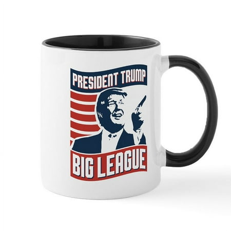 

CafePress - President Trump Mug - 11 oz Ceramic Mug - Novelty Coffee Tea Cup