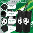 thumbnail image 3 of Domensi 24 vasos plásticos de fútbol de 710 ml con tapa y popote, 3 of 7