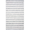 thumbnail image 2 of Safavieh Easy Care Fergal Striped Polyester Machine Washable Area Rug, Gray/Ivory, 5' x 8', 2 of 12