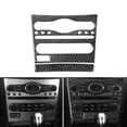 thumbnail image 1 of 2Pcs For Infiniti G37 Sedan 10-13 Carbon Fiber Interior Radio Console Cover Trim, 1 of 12