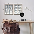 thumbnail image 3 of Stupell Industries Modern Falling Vines Neutral Leaves Brown 2pc Floating Frame Art Set, 17 x 21 each, by Albert Koetsier, 3 of 7