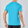 thumbnail image 4 of yillto Mens Quick Dry Shirts Short Sleeve Lightweight Workout Athletic Running Tshirts Summer Casual Tees, 4 of 7