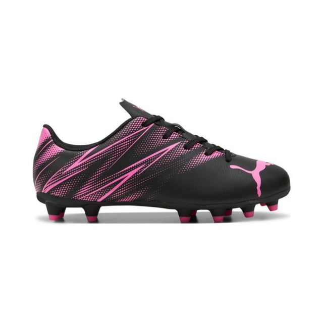 Tenis de Futbol Puma Attacanto FG/AG Jr Negro- Rosa 107480 06 Unisex 22 CM