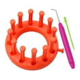 thumbnail image 1 of Rongfmy 9cm Knitter Loom Crocheting Knitting Set Craft Sock Scarf Sweater Tools, 1 of 7