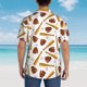 thumbnail image 4 of Fotbe Baseball Sport Camisa Hawaiana para Hombre Unisex – Camisa Casual de Verano con Botones de Manga Corta de Algodón y Lino,XX-Large, 4 of 7
