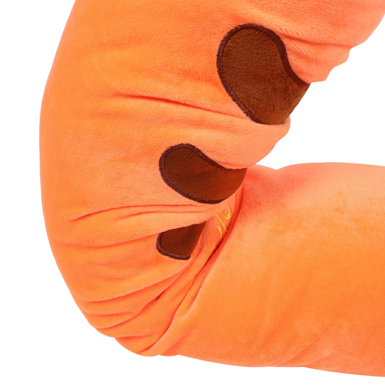TABLZONE Orange Decorative Pillow with Soft Fabric Cover for Cozy Home Comfort and Sleeping Support