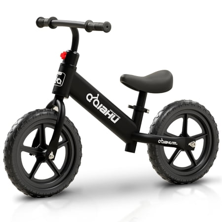Kids Balance Bike, HDJ Toddlers Balance Bike for Boys and Girls,10.6in Tires No Pedal Sport Training Bicycle for 3-4 Years Old Kids, Black