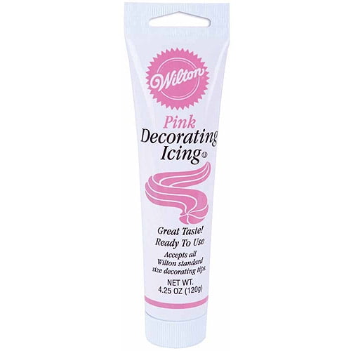 Wilton ReadyToUse Decorating Icing Tube, Pink 4.25 oz. 704230