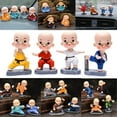 thumbnail image 4 of Clearance Sale! Lssam Statues For Home Decor Statue Decor Four Monks Decoration Cute Little Monks Monk Statues Buddha Statues Small Cute Buddha Statues Resin Crafts Decorations, 4 of 5