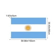 thumbnail image 3 of QuanTara Football Fan Flag 35.43x59.06in Large, Vibrant Soccer Banner for Game Day Decor, Themed Party & Bar Supplies, Durable Nylon Sport Celebration Banner, 3 of 6