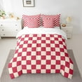 thumbnail image 2 of Erosebridal Geometric Buffalo Bed in a Bag Full size,Checkered Grid Bed Set,Plaid Room Decorative,7pcs, 2 of 5