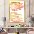 thumbnail image 3 of Designart 'Red Pink Gold and Beige Abstract Clouds' Modern Framed Art Print, 3 of 4