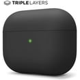 thumbnail image 1 of elago Liquid Hybrid Case Compatible with Apple AirPods Pro Cases (2019) - Black, 1 of 5